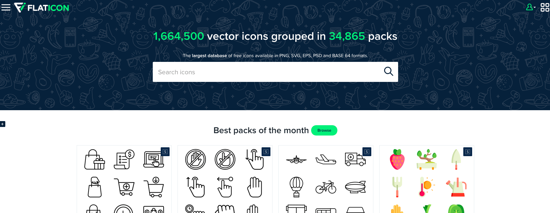 Flat Icon Stock Images